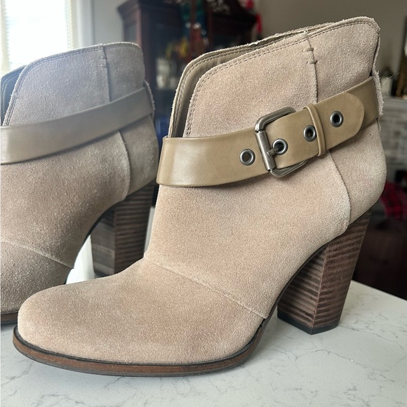 Jessica Simpson Keri Suede Ankle Boots with Buckle - Picture 13 of 16